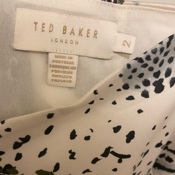 Ted Baker Eevaa Quartz Asymmetric Midi Skirt, Taupe 6 - Picture 9 of 15